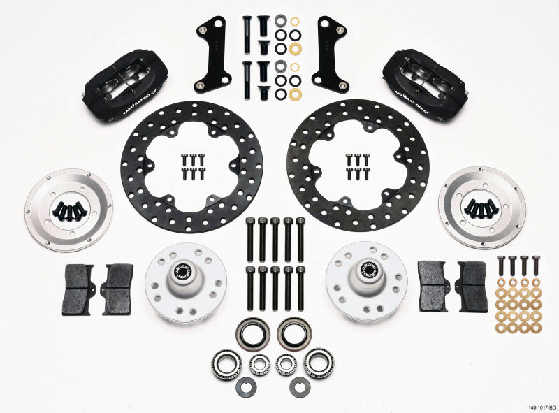 Wilwood Forged Dynalite Front Drag Kit Drilled Rotor 67-69 Camaro 64-72 Nova Chevelle - GTR Auto