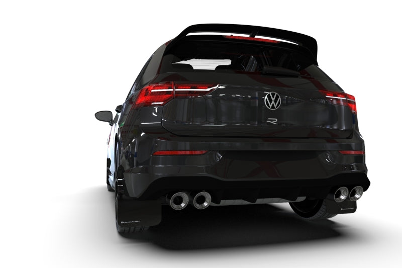 Rally Armor 22-25 VW MK8 Golf GTI/R Red UR Mud Flap w/White Logo