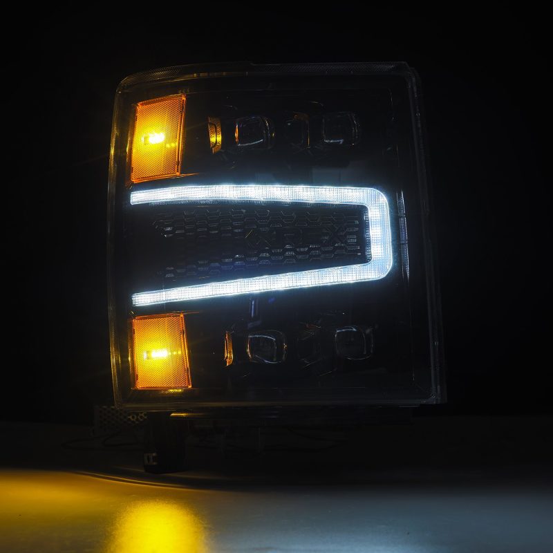 AlphaRex 04-15 Chevy 1500 NOVA-Series LED Proj Headlights Alpha BL w/Activ Light/Seq Signal & SB DRL - GTR Auto