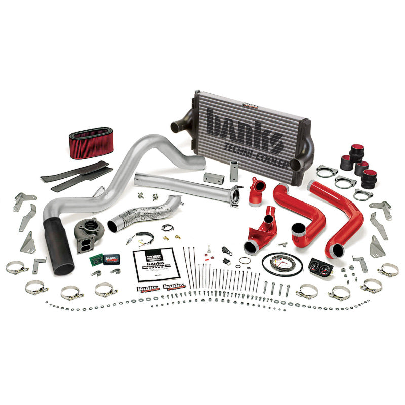 Banks Power 94-95.5 Ford 7.3L Man PowerPack System - SS Single Exhaust w/ Black Tip - GTR Auto