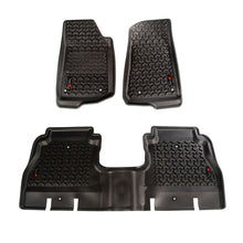 Load image into Gallery viewer, Rugged Ridge Floor Liner Front/Rear Black 2018-2020 Jeep Wrangler JL 4 Dr 12987.05