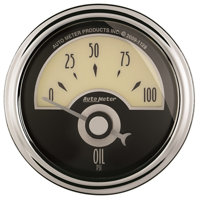 AutoMeter Gauge Oil Press 2-1/16in. 100PSI Elec Cruiser Ad 1126