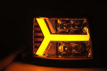Load image into Gallery viewer, AlphaRex 07-13 Chevy 1500HD NOVA LED Proj Headlights Plank Style Chrm w/Activ Light/Seq Signal - GTR Auto