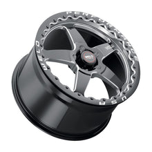 Load image into Gallery viewer, Weld S904 17x10 Ventura Beadlock 5x115 ET30 BS6.70 Gloss BLK MIL DIA 78.1 S90470071P30