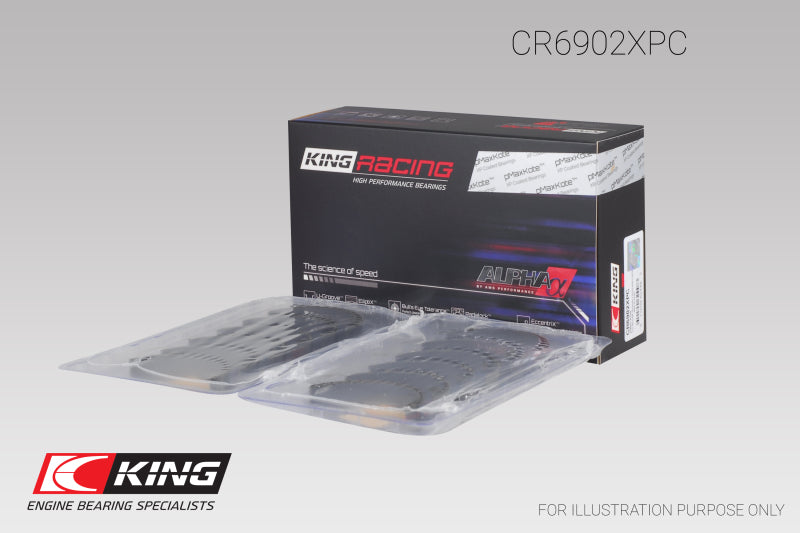 King Engine Bearings Nissan VQ35HR/VQ37VHR/VR30DTT (Size +.026) pMaxKote Rod Bearing Set
