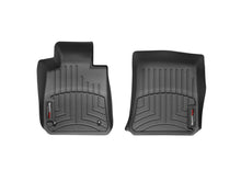 Load image into Gallery viewer, WeatherTech 08+ BMW 1-Series (E82/E88) Front FloorLiner - Black - GTR Auto