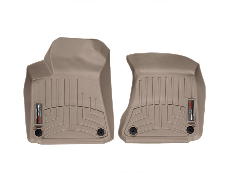 WeatherTech 11+ Audi A8 Front FloorLiner - Tan - GTR Auto