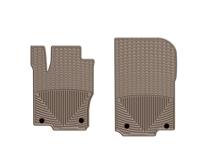 WeatherTech 12+ Mercedes-Benz ML-Class Front Rubber Mats - Tan - GTR Auto