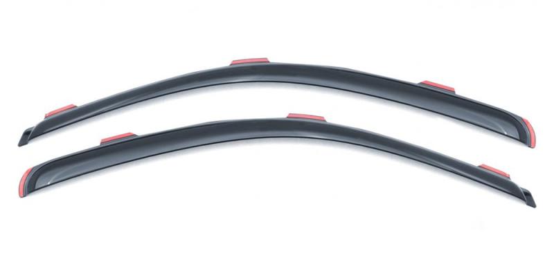 Lund 04-14 Ford F-150 SuperCab Ventvisor Elite Window Deflectors - Smoke (2 Pc.) - GTR Auto