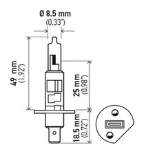 Load image into Gallery viewer, Hella Bulb H1 12V 55W P14.5s T2.5 LONGLIFE - GTR Auto