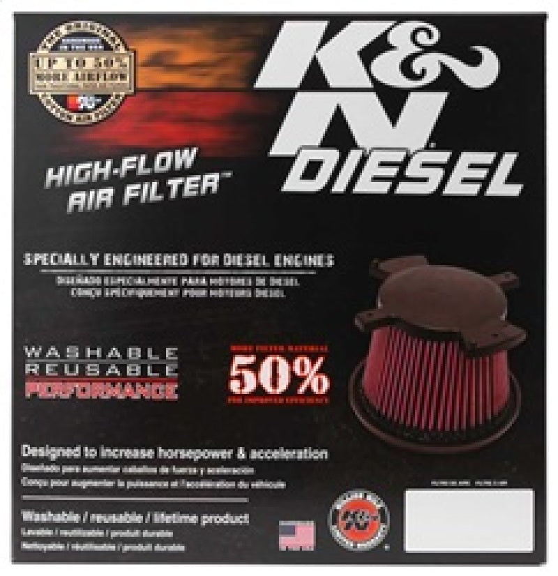 K&N 07 Dodge Ram 2500/3500 6.7L-L6 DSL Drop In Air Filter E-0784