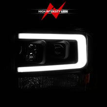 Load image into Gallery viewer, ANZO 99-04 Ford F250/F350/F450/Excursion (excl 99) Projector Headlights - w/ Light Bar Black Housing - GTR Auto