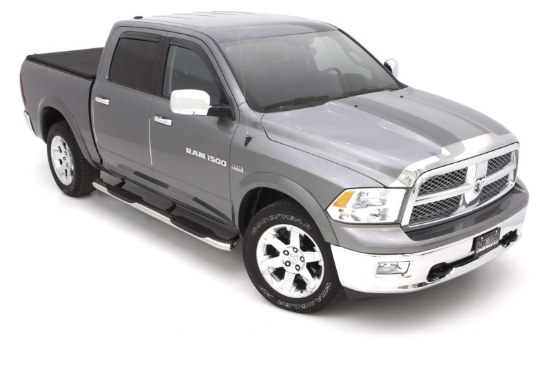Lund 10-17 Dodge Ram 2500 Crew Cab 5in. Curved Oval SS Nerf Bars - Polished - GTR Auto