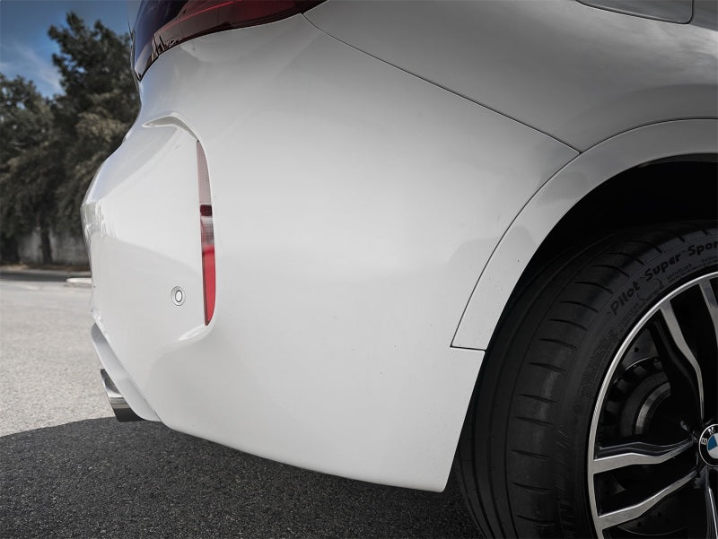 aFe MACH Force-Xp 3.5in. 304 SS C/B Exhaust w/o Muffler 15-18 BMW X5 M V8-4.4L (tt) - Polished Tip - GTR Auto