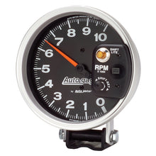 Load image into Gallery viewer, Autometer AutoGage 5in / 10k RPM / Pedestal Mount Black Tachometer w/ Shift Light 233903