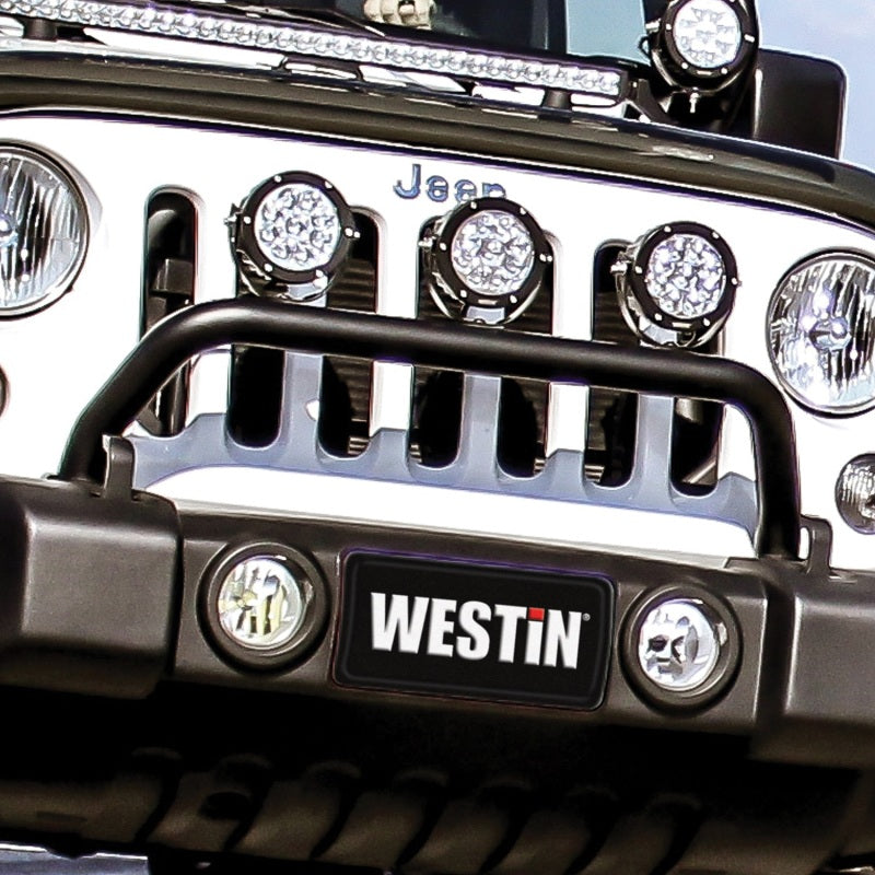 Westin/Snyper 07-17 Jeep Wrangler Snyper Bumper Mount Light Bar - Textured Black - GTR Auto