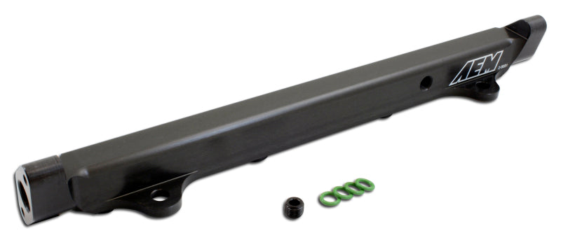 AEM 03-06 Evo 8 & 9 Black Fuel Rail - GTR Auto