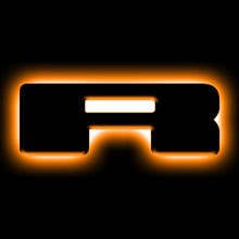 Load image into Gallery viewer, ORACLE Lighting Universal Illuminated LED Letter Badges - Matte Blk Surface Finish - R