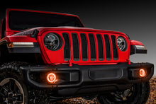 Load image into Gallery viewer, Oracle Jeep Wrangler JL/Gladiator JT LED Surface Mount Fog Light Halo Kit - ColorSHIFT - GTR Auto
