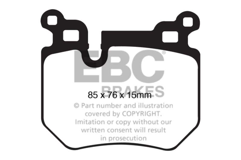 EBC 08-10 BMW 135 3.0 Twin Turbo Bluestuff Rear Brake Pads - GTR Auto