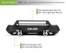 Load image into Gallery viewer, DV8 Offroad 2016+ Toyota Tacoma Center Bumper