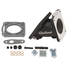 Load image into Gallery viewer, Edelbrock EFI Throttle Body Adaptor (Elbow) Ford Mustang 94-95 w/ Black Mini Texture Powder Coat 38353