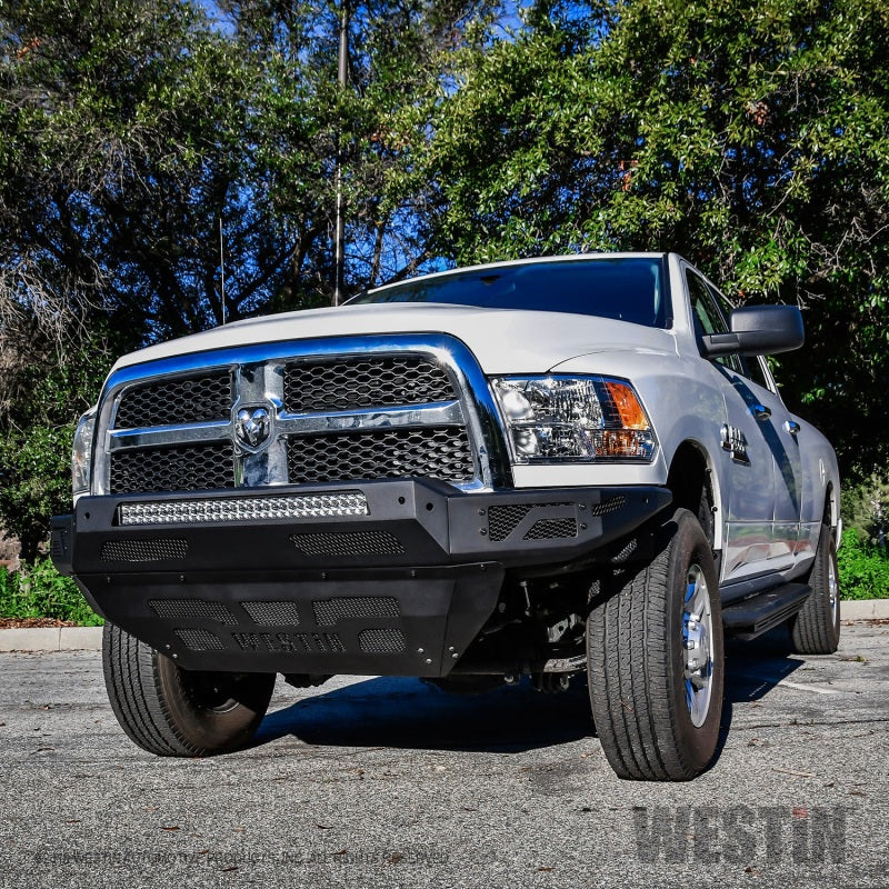 Westin 2010-2019 Dodge Ram 2500/3500 ( Old Body Style ) Pro-Mod Front Bumper - Textured Black - GTR Auto