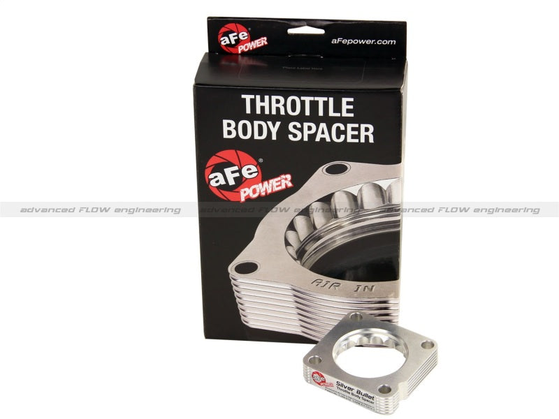aFe Silver Bullet Throttle Body Spacer 12 Honda Civic Si  / 08-12 Honda Accord / 09-12 Acura TSX - GTR Auto