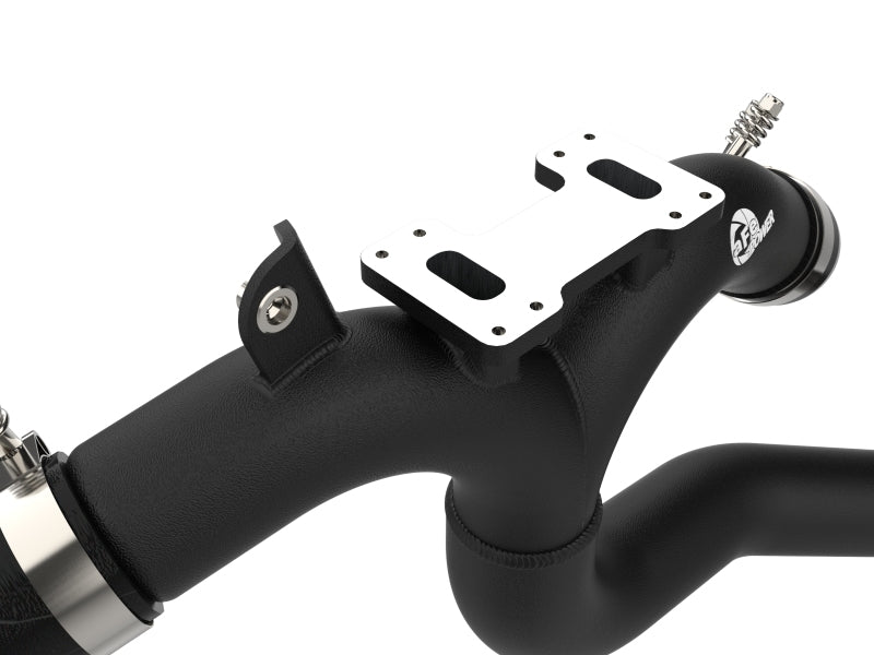 AFE 18-22 Kia Stinger V6-3.3L BladeRunner Alum Hot/Cold Charge Pipe Kit Black - GTR Auto