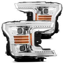 Load image into Gallery viewer, AlphaRex 18-19 Ford F-150 PRO-Series Projector Headlights Plank Style Chrm w/Activ Light/Seq Signal - GTR Auto
