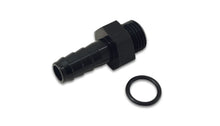 Load image into Gallery viewer, Vibrant Aluminum Male -8AN ORB to 1/2in Barb w/O-Ring - Anodized Black 11319