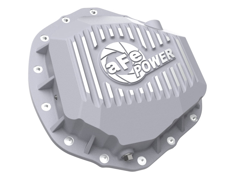 aFe Street Series Rear Differential Cover Raw w/ Machined Fins 20-21 GM Trucks V8-6.6L - GTR Auto