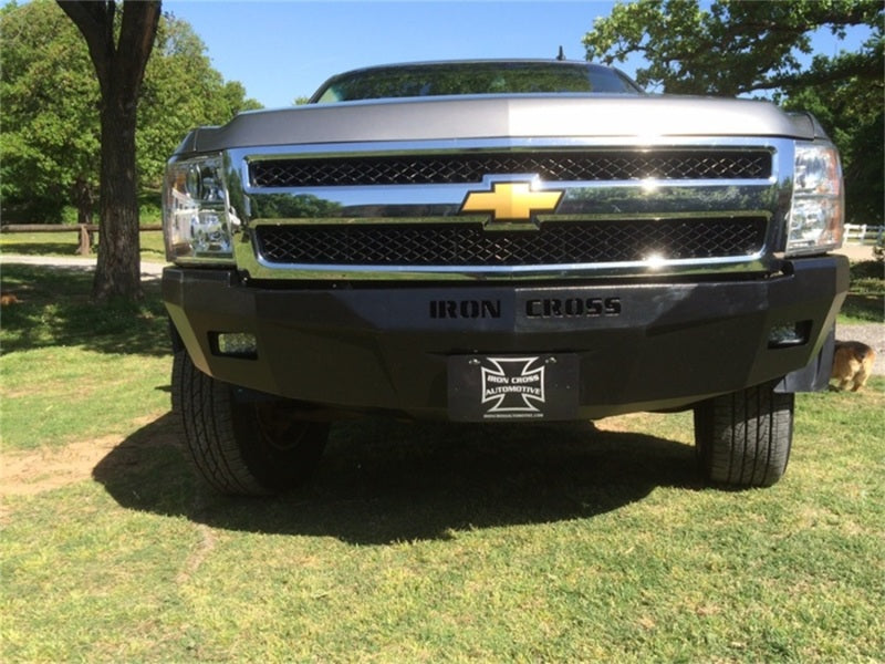 Iron Cross 07-13 GMC Sierra 1500 RS Series Front Bumper - Gloss Black