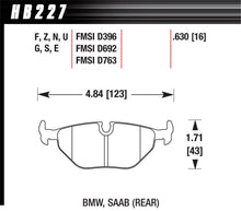 Load image into Gallery viewer, Hawk 1992-1998 BMW 318i HPS 5.0 Rear Brake Pads KHB227B.630