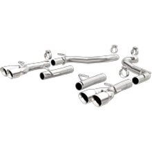 Load image into Gallery viewer, MagnaFlow Axle-Back, SS, 2.5in, Quad Split Rear 3.5in Tip 2015 Dodge Challenger 3.6L V6 - GTR Auto