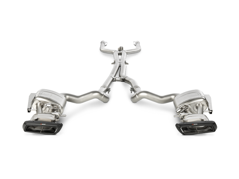 Akrapovic 15-17 AMG C63 Estate Evolution Line Cat Back (Titanium) w/ Carbon Tips (Req. Link Pipe) - GTR Auto