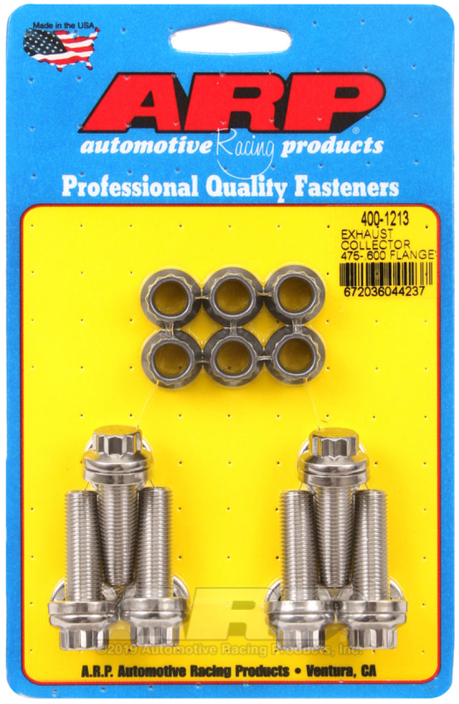 ARP Exhaust Collector .475-.600 Flange Bolt Kit - GTR Auto