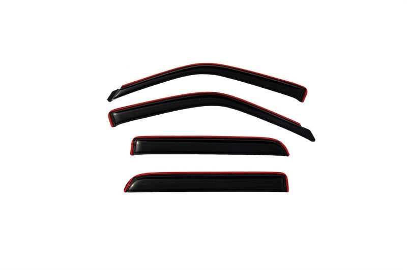 AVS 02-03 Lincoln Blackwood Ventvisor In-Channel Front & Rear Window Deflectors 4pc - Smoke - GTR Auto