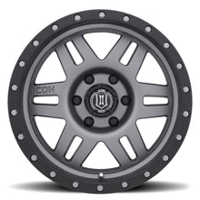 Load image into Gallery viewer, ICON Six Speed 17x8.5 6x5.5 25mm Offset 5.75in BS 108.1mm Bore Titanium Wheel - GTR Auto