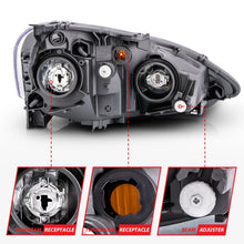Load image into Gallery viewer, ANZO 2002-2004 Acura RSX Crystal Headlights Black - GTR Auto