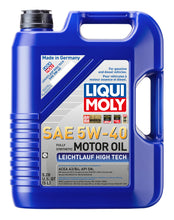 Load image into Gallery viewer, LIQUI MOLY 5L Leichtlauf (Low Friction) High Tech Motor Oil SAE 5W40 - GTR Auto