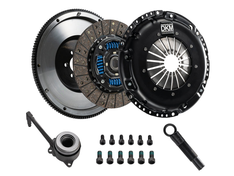 DKM Clutch VW GLI 1.8T 6-Spd Sprung Organic MB Clutch Kit w/Steel Flywheel (440 ft/lbs Torque) - GTR Auto
