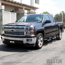 Load image into Gallery viewer, Westin 14-18 Chevrolet Silverado 1500 DC 6.5ft Bed HDX Stainless Drop W2W Nerf Step Bars - Tex. Blk - GTR Auto