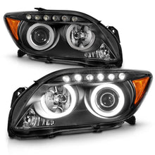 Load image into Gallery viewer, ANZO 2005-2010 Scion Tc Projector Headlights w/ Halo Black (CCFL) - GTR Auto