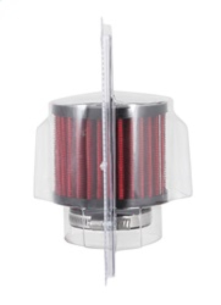 K&N 1.75 inch Vent 3 inch D 2.5 inch H Air Filter - Rubber Top 62-1470