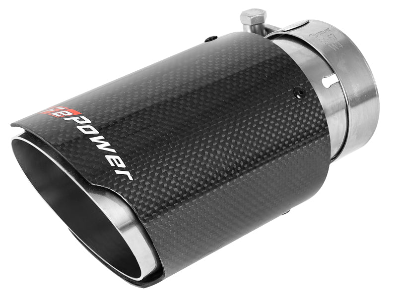 aFe 18-20 Audi RS5 Coupe MACH Force-Xp 3in to 2.5in 304 SS Axle-Back Exhaust System-Quad Carbon Tips - GTR Auto