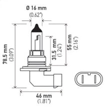 Load image into Gallery viewer, Hella Bulb 9006/HB4 12V 55W P22d T4 LONGLIFE LA9006LL