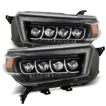 Load image into Gallery viewer, AlphaRex 10-13 Toyota 4Runner NOVA LED Projector Headlights Plank Style Black w/Seq Signal/DRL - GTR Auto