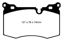 Load image into Gallery viewer, EBC 09-14 Mini Hardtop 1.6 Turbo J.C Works Redstuff Front Brake Pads DP31854C
