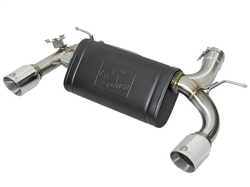 aFe MACHForce XP Exhausts Axle-Back 12-15 BMW 335i 3.0T (SS w/Polished Tips) - GTR Auto